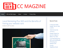 Tablet Screenshot of ccmagazine.org